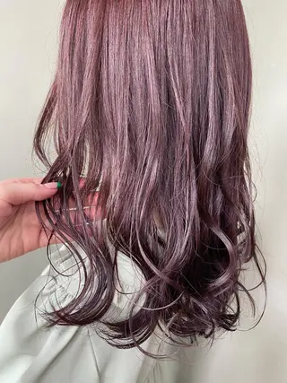 セミロング カラー Hatanaka Airiのヘアスタイル