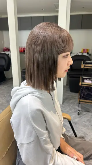 ショート カラー じゅわっと暖色カラー 🍊Moemiのヘアスタイル