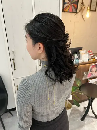 ミディアム カラー ヘアアレンジ 「sumi」 AMIのヘアスタイル