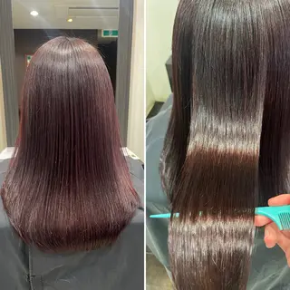 セミロング 藤本 麻衣のヘアスタイル