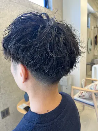 パーマ メンズ メンズパーマ/天神 大名/MIYAKEのヘアスタイル