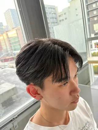 パーマ メンズ 中田 信太郎のヘアスタイル