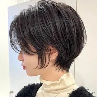 ショート カラー 🌟透明感カラー× 小顔カット いっせいのヘアスタイル
