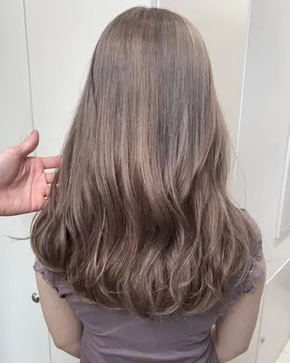 セミロング パーマ ヘアアレンジ 【公式】amble luxe池袋東口🩷のヘアスタイル