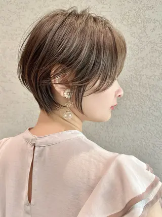 ショート カラー 縮毛矯正✨🫧 レイヤー川村利幸のヘアスタイル
