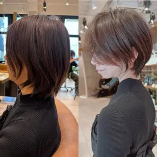 ショート 大人ショート特化/ カットモデル/表参道のヘアスタイル