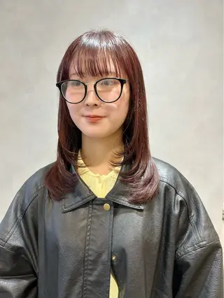 ミディアム カラー 池袋/レイヤー/ 顔まわり/taigaのヘアスタイル