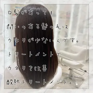 ロング カラー 上田 篤史のヘアスタイル