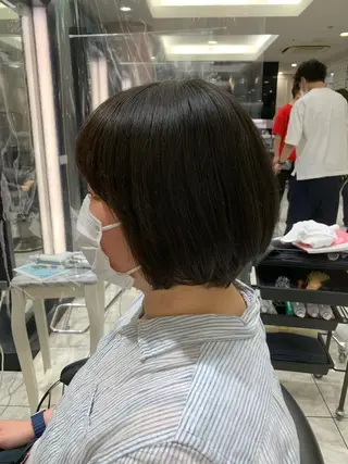 ショート デジタルパーマ🫧 韓国風ヘア🫧サクラのヘアスタイル