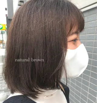 ミディアム うる艶レイヤーカット hinakoのヘアスタイル