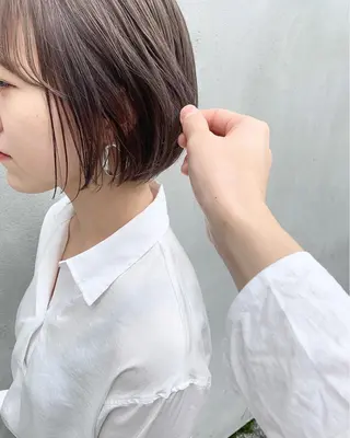 ショート ダブルカラー/透明感 💈JUNYA💈のヘアスタイル