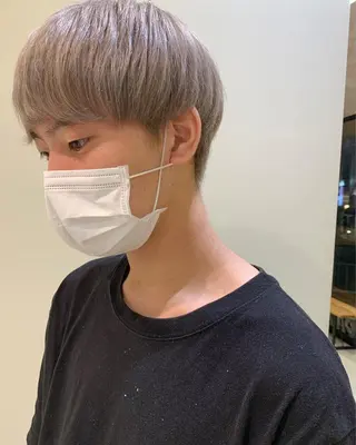 カラー メンズ フェザー/ニュアンス パーマ/ryutoのヘアスタイル