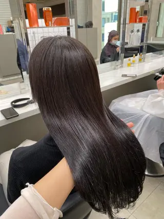 セミロング カラー ヘアアレンジ キッズ TRU Shino🦋のマツエク・マツパデザイン