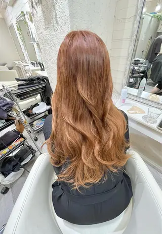 ロング カラー カラー職人 なかもと たつひろのヘアスタイル
