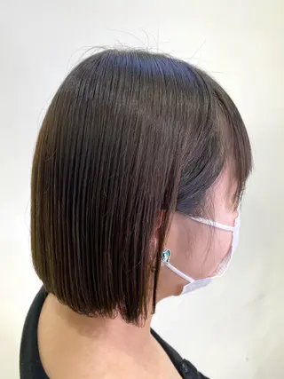 ショート カラー ヘアアレンジ TSUNA 🌙 Lim 五反田のマツエク・マツパデザイン