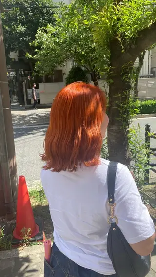ミディアム カラー ヘアアレンジ cocotte 💟草間紫音💟のヘアスタイル