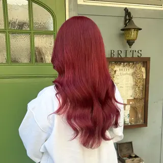 ロング カラー BRITS 渡辺 菜々子のヘアスタイル