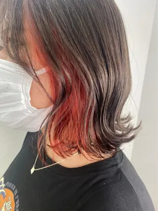 カラー 中村 彩夏のヘアスタイル