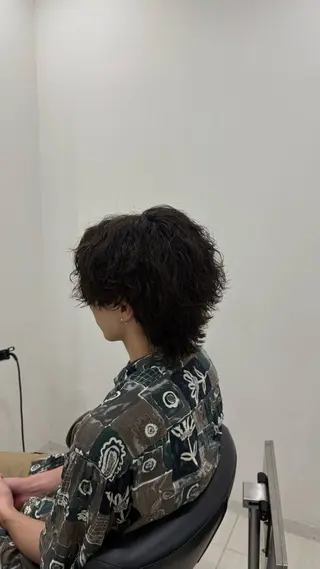 ミディアム メンズ 小山内 陸のヘアスタイル