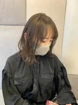 ミディアム カラー ヘアアレンジ 怪我のため6月末 復帰予定田中瑞希🍃のヘアスタイル
