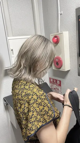 カラー シマオカイッセイ 個室サロンaceのヘアスタイル