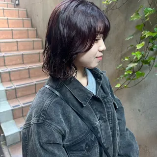 ショート パーマ 大橋 芽衣のヘアスタイル