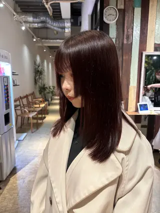 ミディアム 太田 渚遊のヘアスタイル