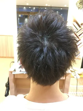 ショート パーマ メンズ メンズカット 三村洸斗のヘアスタイル