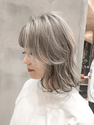 ミディアム カラー 韓国ヘア 店長NEGIのヘアスタイル