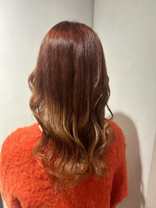 ロング カラー パーマ IT by ALBUM立川のヘアスタイル