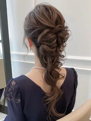 ロング ヘアアレンジ 梨ア .のその他イメージ