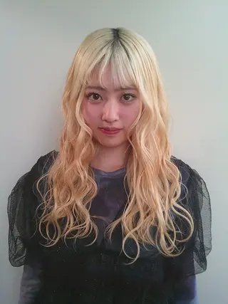 ロング カラー 髪質改善/縮毛矯正/ 艶カラー/ヘッドスパのヘアスタイル