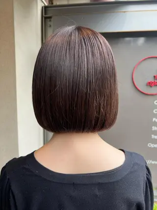 ショート ハイライト特化小澤 奈津美のヘアスタイル