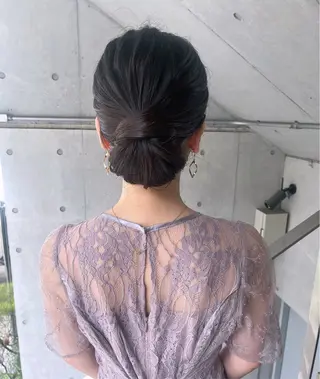 ヘアアレンジ 暖色カラー/ピンク カラー/HARUKAのヘアスタイル