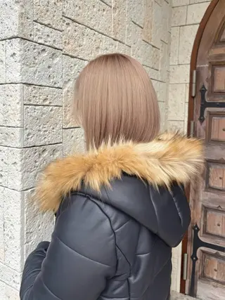 ミディアム 透明感カラー/ レイヤー/箕浦 稜真のヘアスタイル