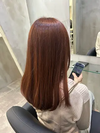 ロング カラー M CHIHIROのヘアスタイル