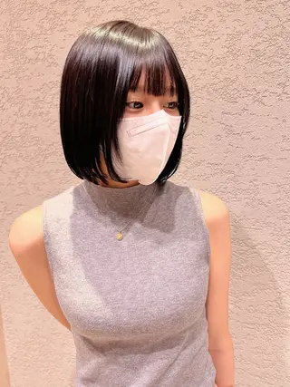 ショート カラー 興津/韓国レイヤー ダブルカラー美髪縮毛のヘアスタイル