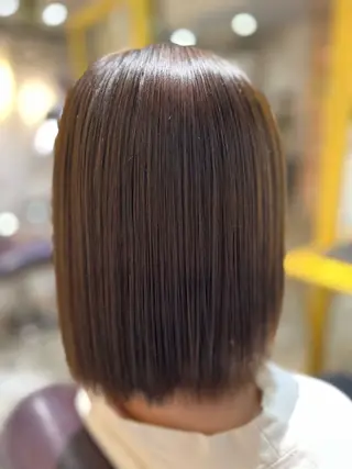 ショート 縮毛矯正／レイヤー／ 🌼mizukiのヘアスタイル