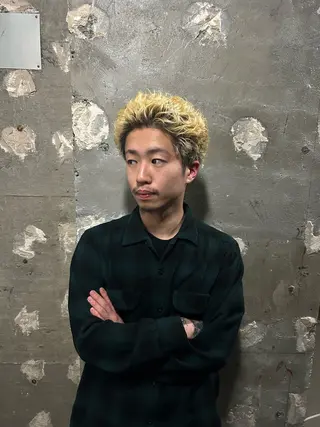 カラー パーマ メンズ 成田 渉太郎のヘアスタイル