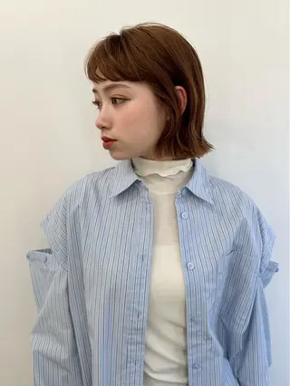 ショート 朝がラクになるパーマ トウバルタイキのヘアスタイル