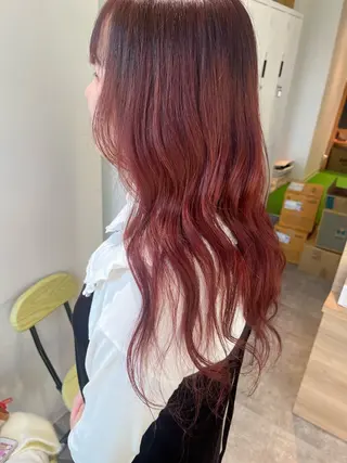 ロング カラー non. ダブルカラー🎀🤍のヘアスタイル