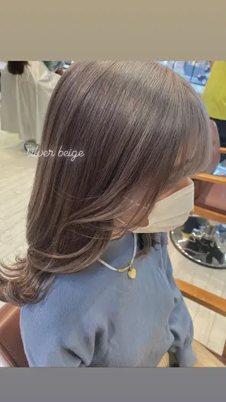 ロング カラー 髪質改善/艶カラー 🎀レイヤーカットのヘアスタイル