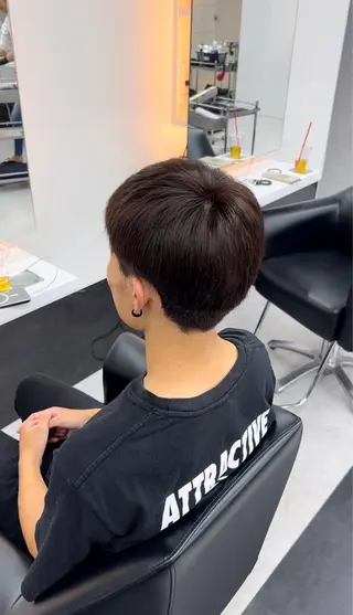 ショート カラー メンズ GRAN LUSSO 【MIHARU】のヘアスタイル