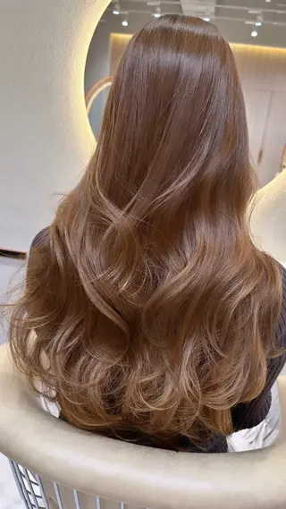 ロング カラー 松井 晴希のヘアスタイル