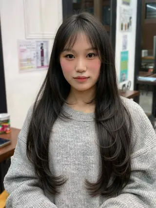 ミディアム 似合わせカット特化⌇ カラー⌇妃菜🎀のヘアスタイル