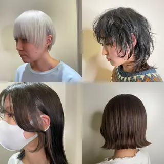 ミディアム カラー 安田和洋 ブリーチカラー特化のヘアスタイル