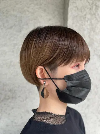 ショート 野間 祐哉のヘアスタイル