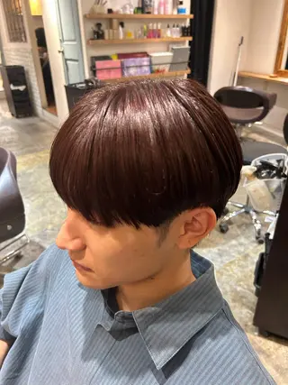 ショート カラー メンズ レイヤーカット/ 縮毛矯正🇰🇷早坂のヘアスタイル