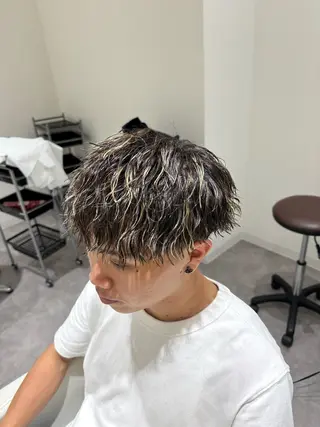 ミディアム 岐阜No.1メンズ 美容師／村上達紀のヘアスタイル