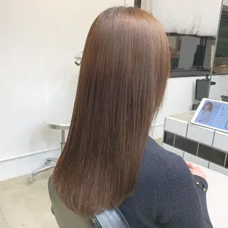 ロング カラー ヘアアレンジ 🎀暖色カラー🎀 ♡yurika♡のヘアスタイル